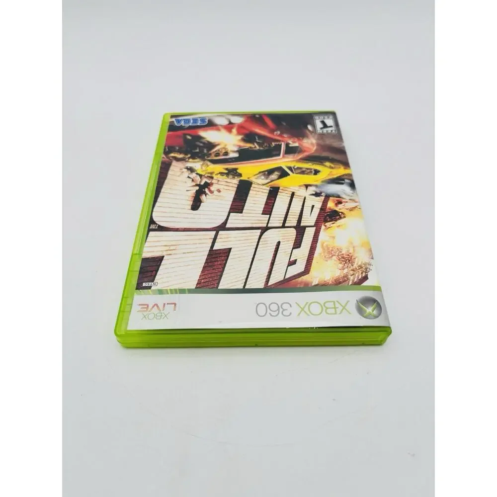 Full Auto (Microsoft Xbox 360, 2006) Complete Tested CIB Sega Car Racing X360